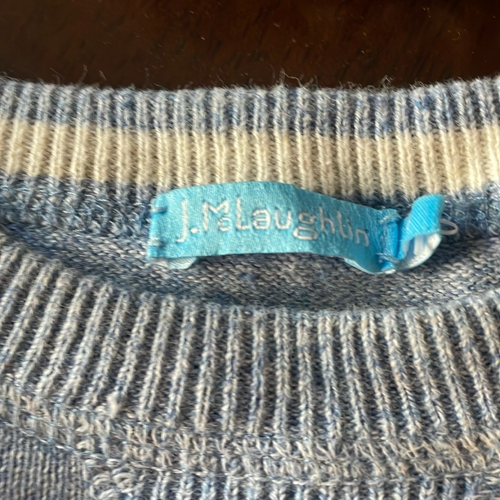 this is jmclaughlin blue pullover